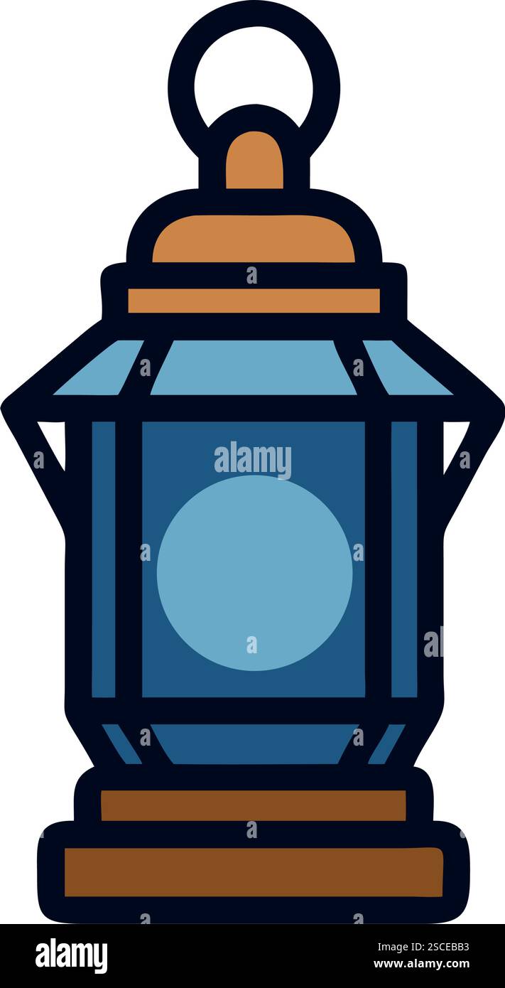 Nautical Lantern Icon Stock Vector Image & Art - Alamy