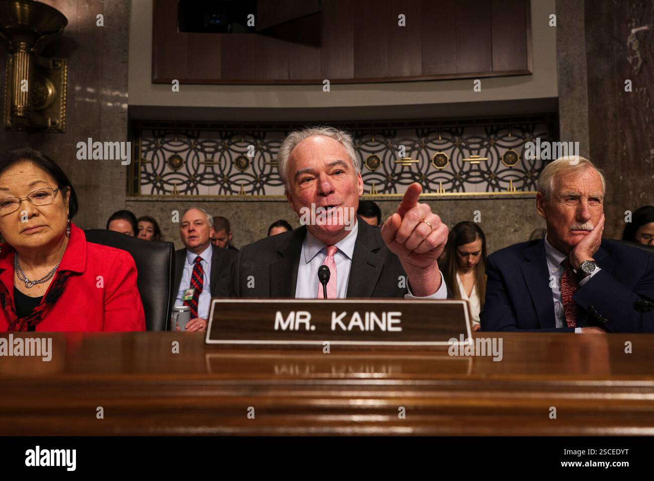 Washington, Dc, USA. 14th Jan, 2025. U.S. Senator Tim Kaine (D-VA ...