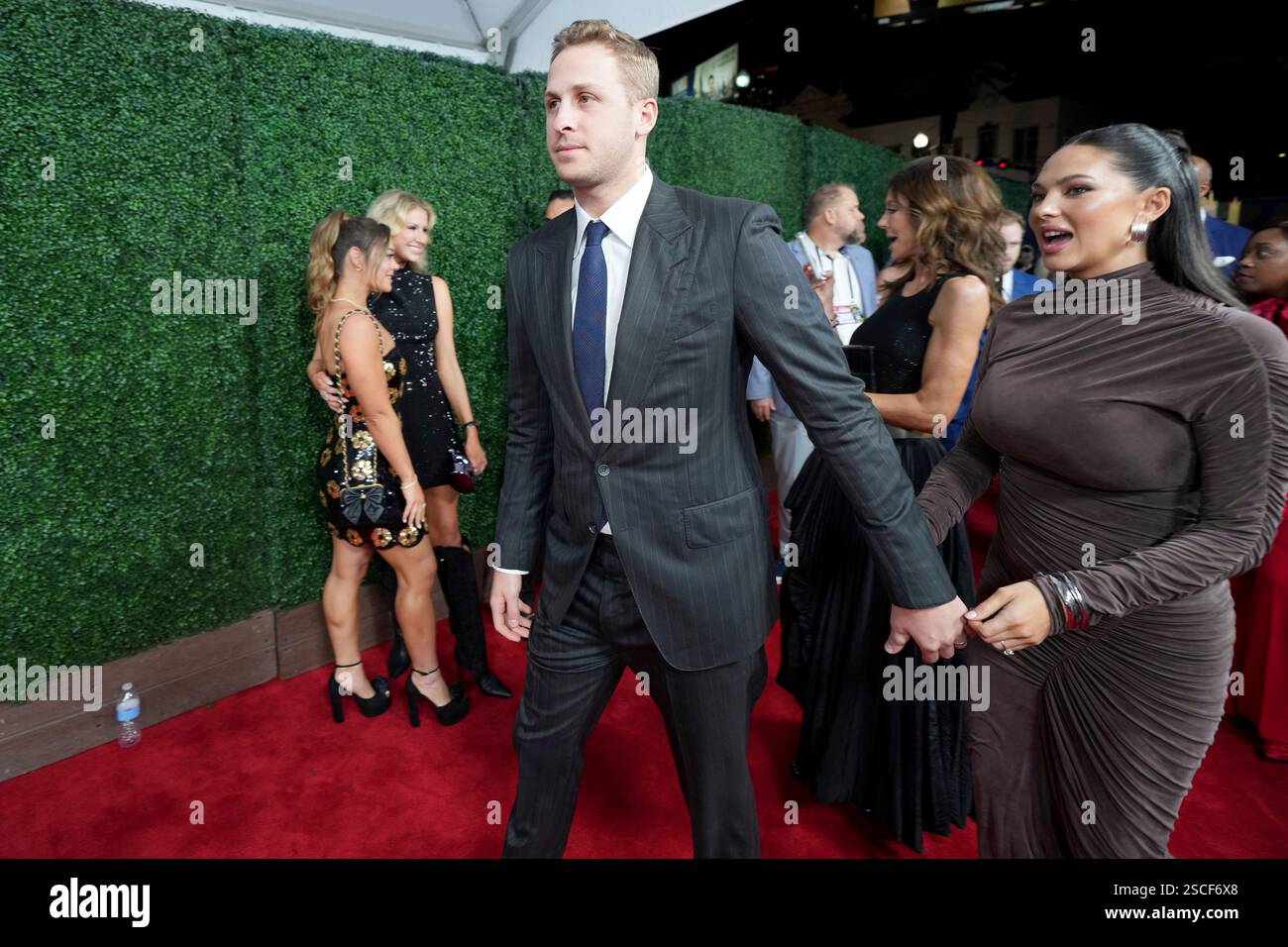 Detroit Lions Jared Goff And Guest Walk The Red Carpet Before The NFL Detroit Lions Jared Goff And Guest Walk The Red Carpet Before The Nfl Honors Award Show Ahead Of The Super Bowl 59 Football Game Thursday Feb 6 2025 In New Orleans Ap Photoaj Mast 2SCF6X8