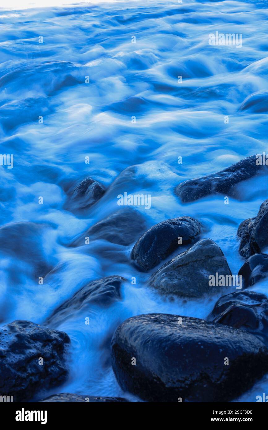 Smooth water rocks santorini hi-res stock photography and images - Alamy