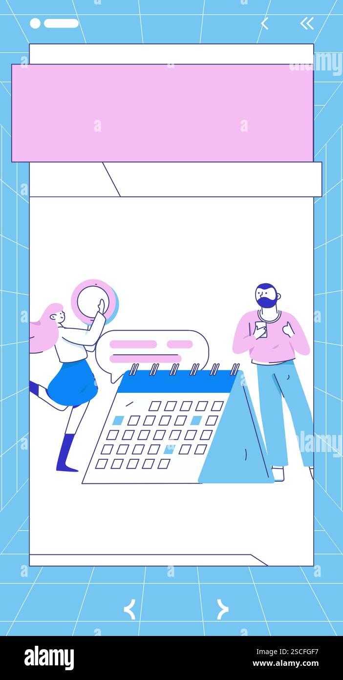 Check-in character flat vector concept operation hand-drawn ...