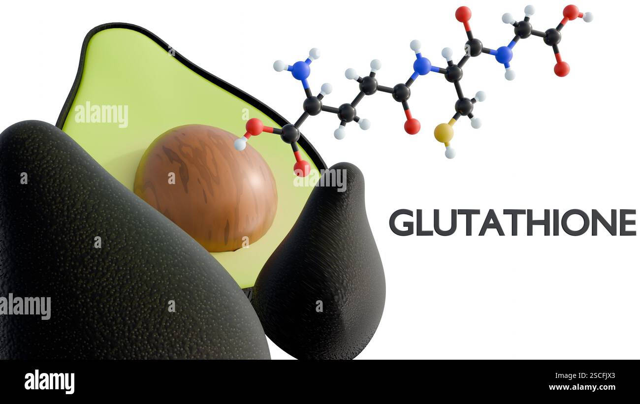 Glutathione molecular hi-res stock photography and images