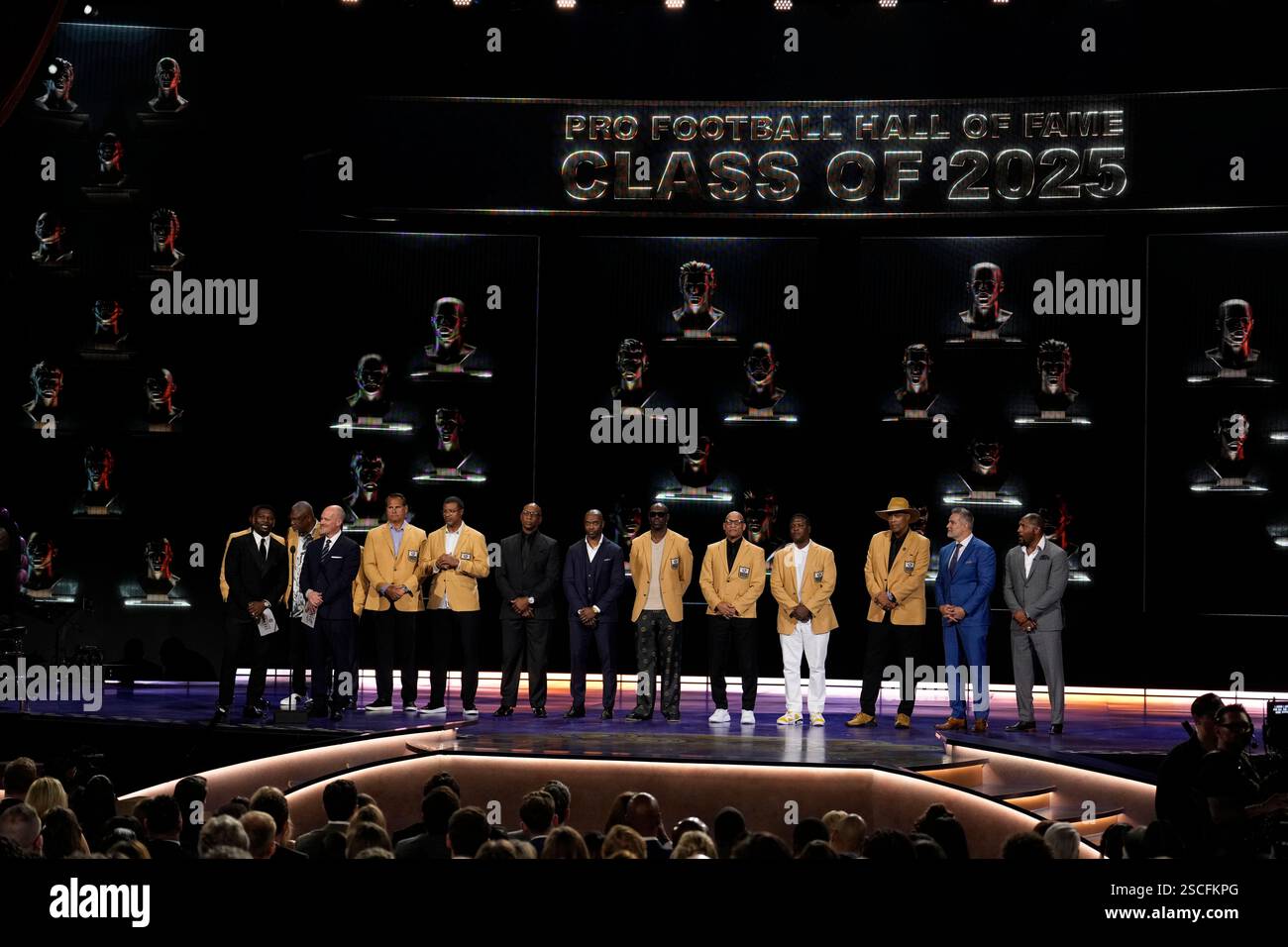 NFL Hall of Fame Class of 2025 presentation during the NFL Honors award