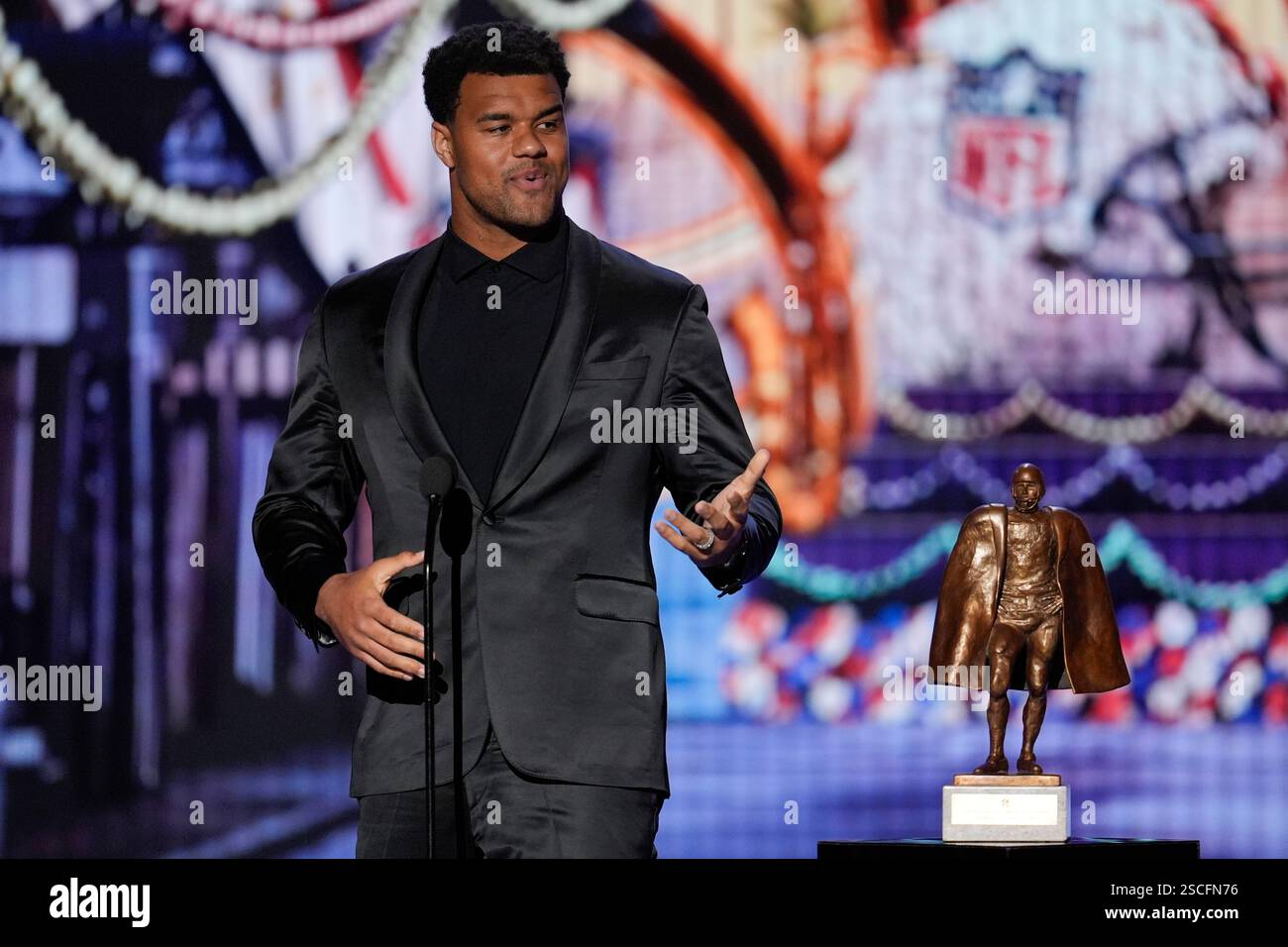 Jacksonville Jaguars' Arik Armstead, wins the Walter Payton Man of the
