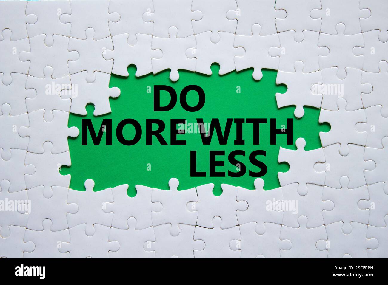 Do more with less symbol. Concept words Do more with less on white ...