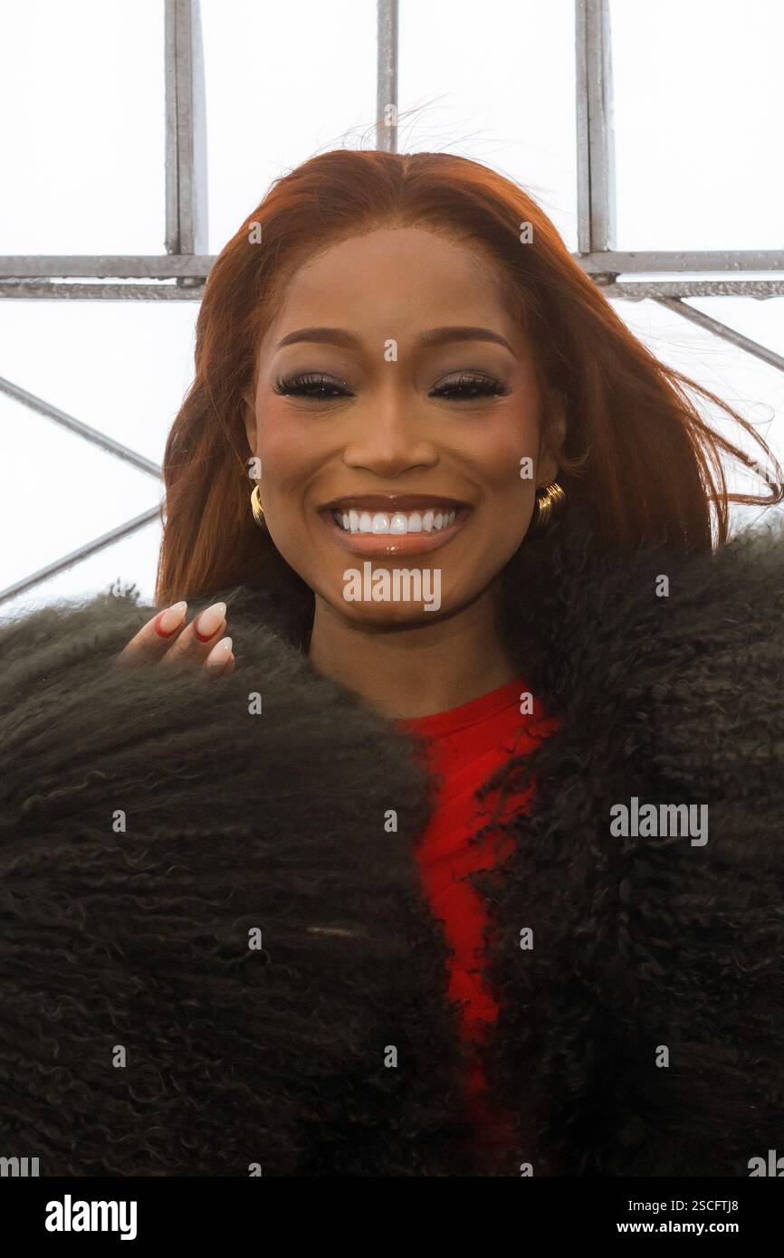 February 6, 2025, New York, Ny, United States Keke Palmer to Light the