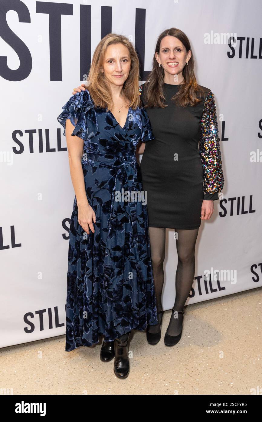 New York, NY, February 6, 2025: Adrienne Campbell-Holt and Lia Romeo ...