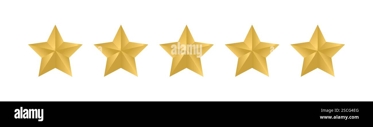 Shiny 3D Gold Star Icon for Ratings, Reviews, and Quality Performance ...