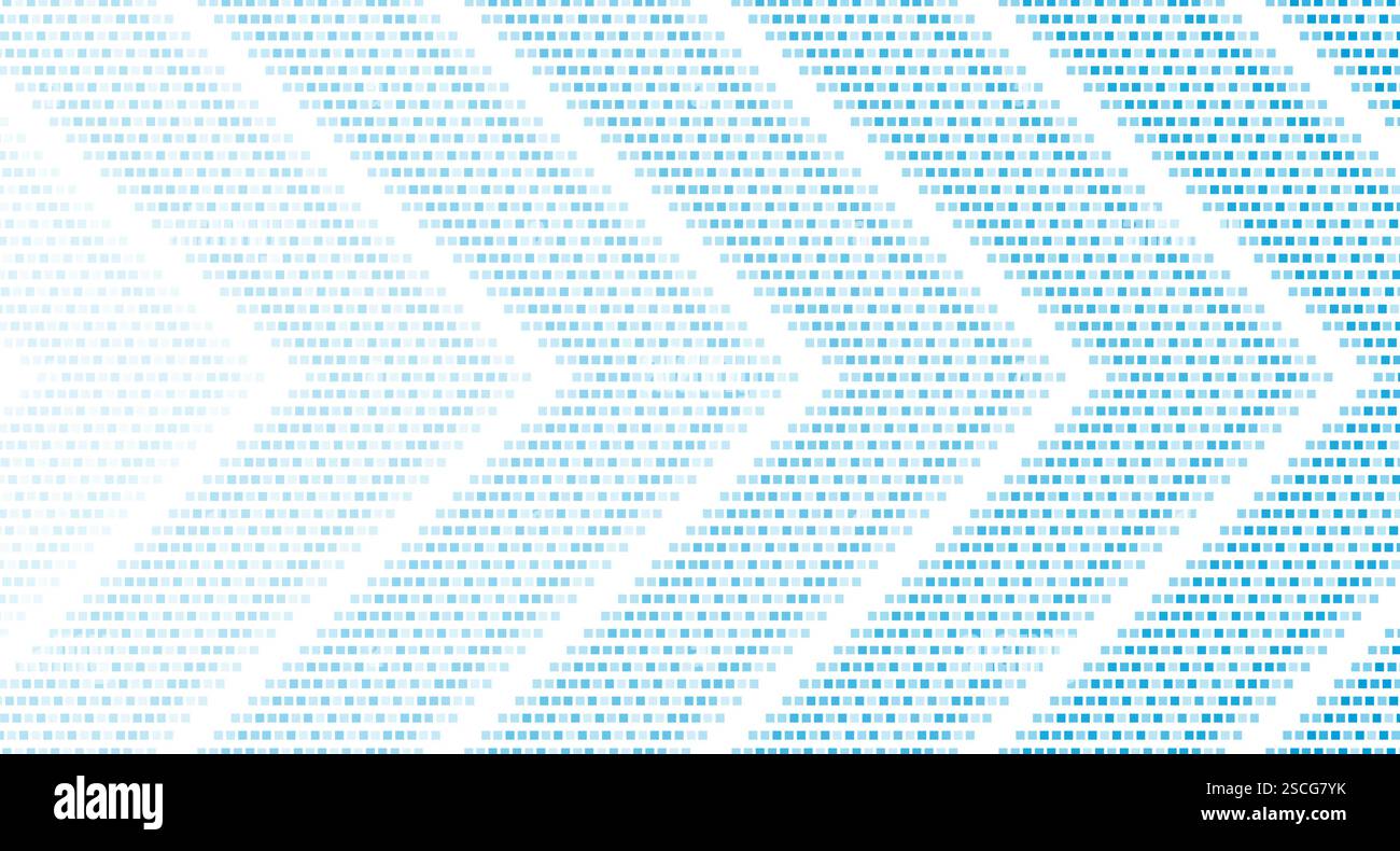 Abstract blue dotted arrows geometric tech background. Vector design Stock Vector