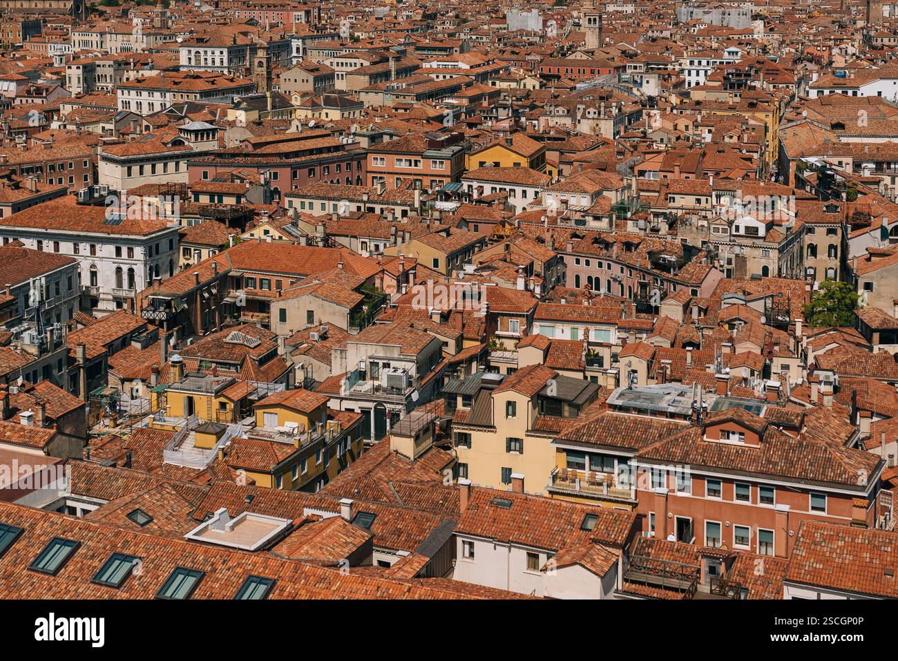 Aerial view of rooftops in Italy Stock Photo - Alamy