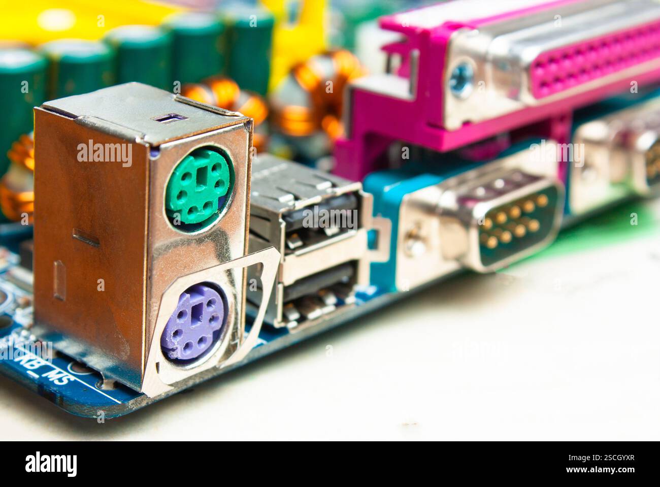 Radio components laid out on the electronic circuit Stock Photo - Alamy