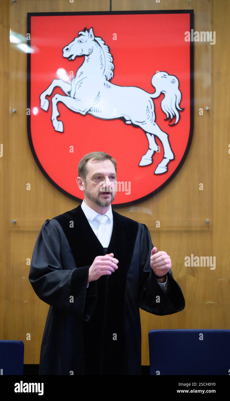 Hildesheim, Germany. 07th Feb, 2025. Rainer de Lippe, presiding judge