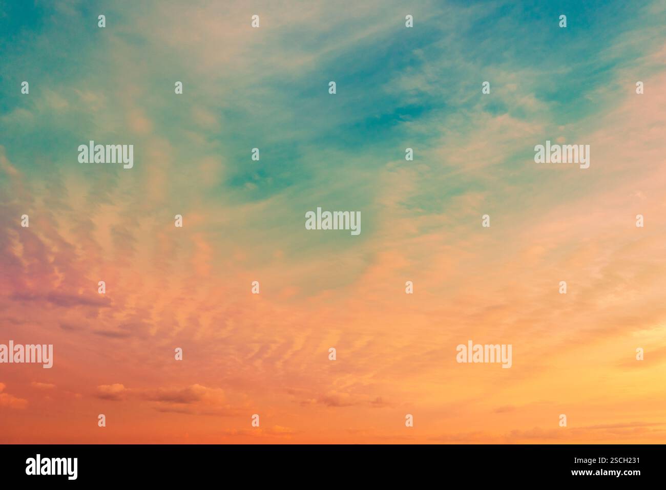 Colorful gradient sky hi-res stock photography and images - Alamy