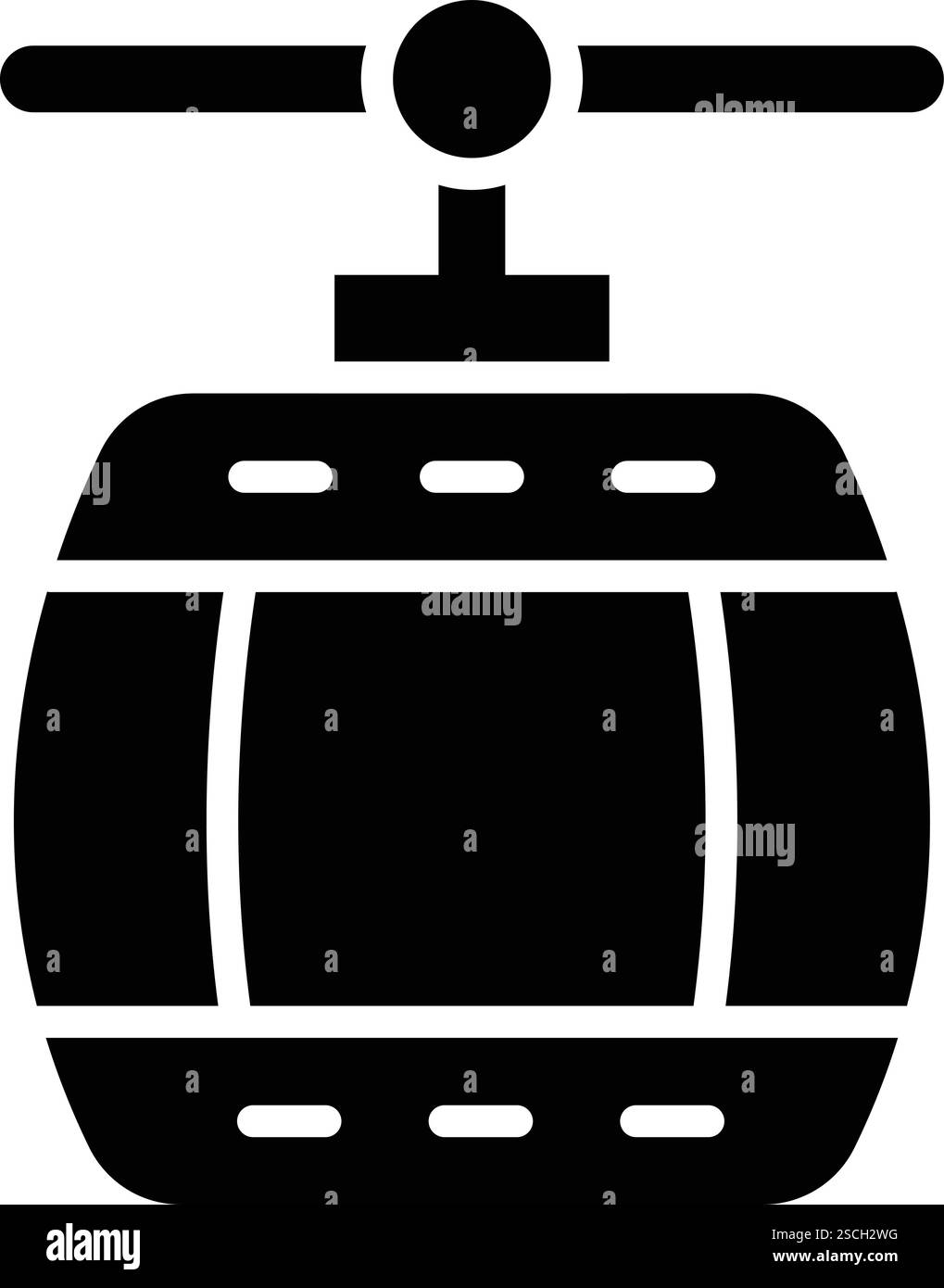 Cable Car Vector Icon Design Illustration Stock Vector Image & Art - Alamy