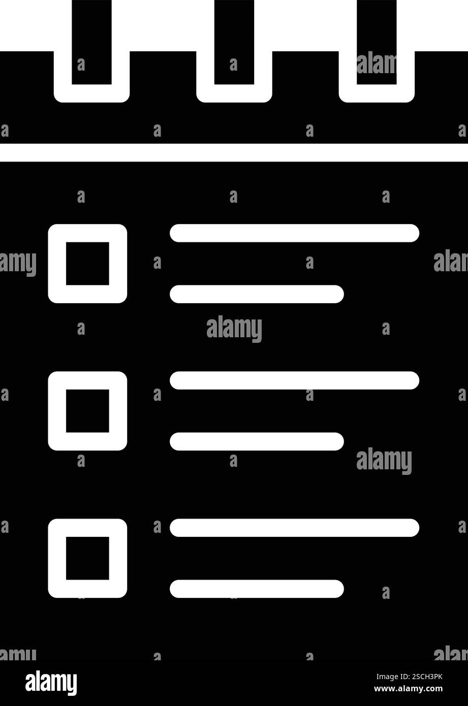 3d notepad icon set Cut Out Stock Images & Pictures - Alamy