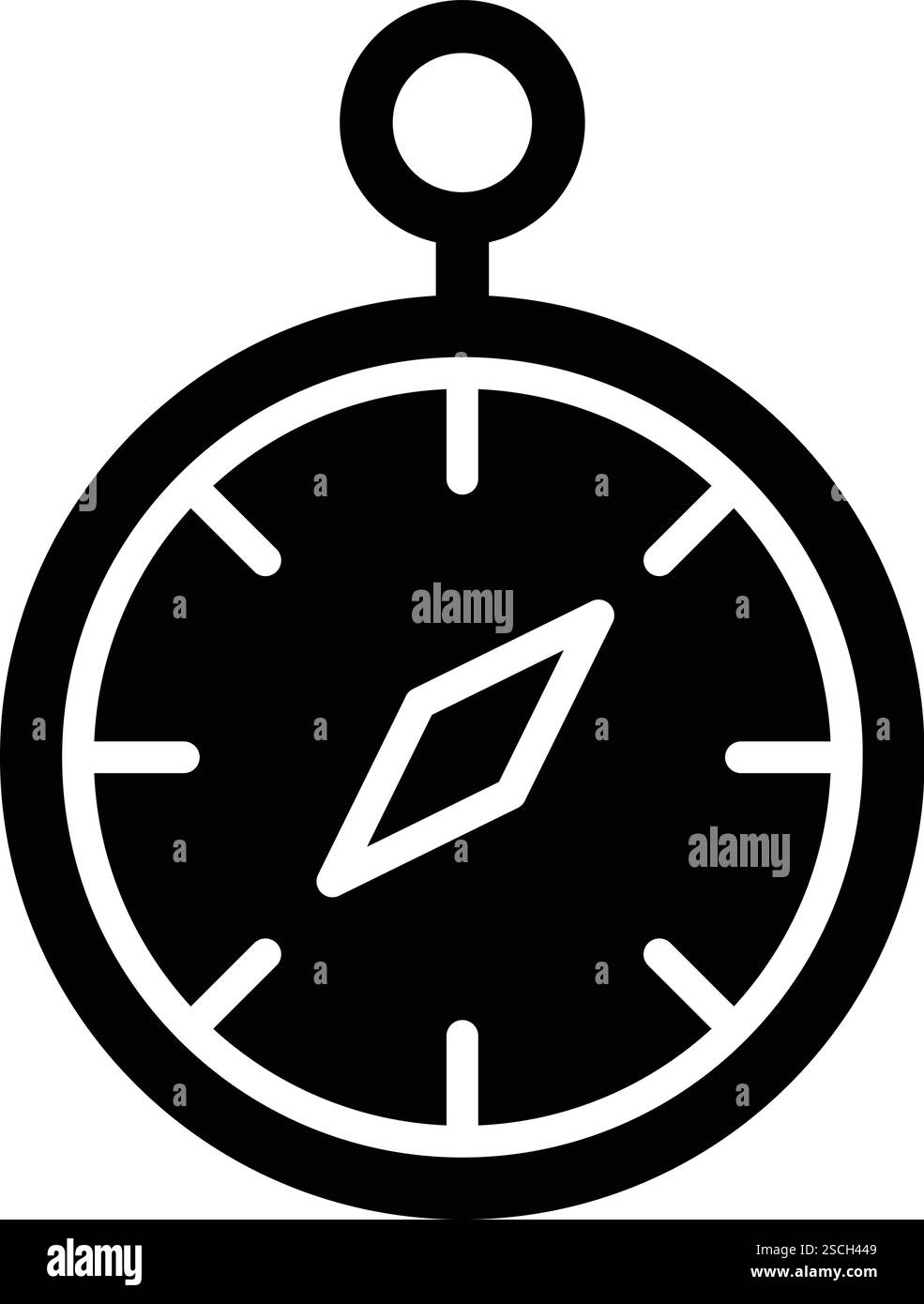 Compass Vector Icon Design Illustration Stock Vector Image & Art - Alamy