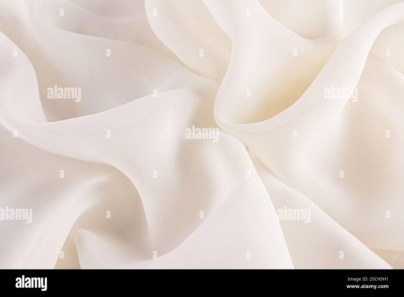 Stylish wedding background silk, chiffon fabric. Light airy waves of ...