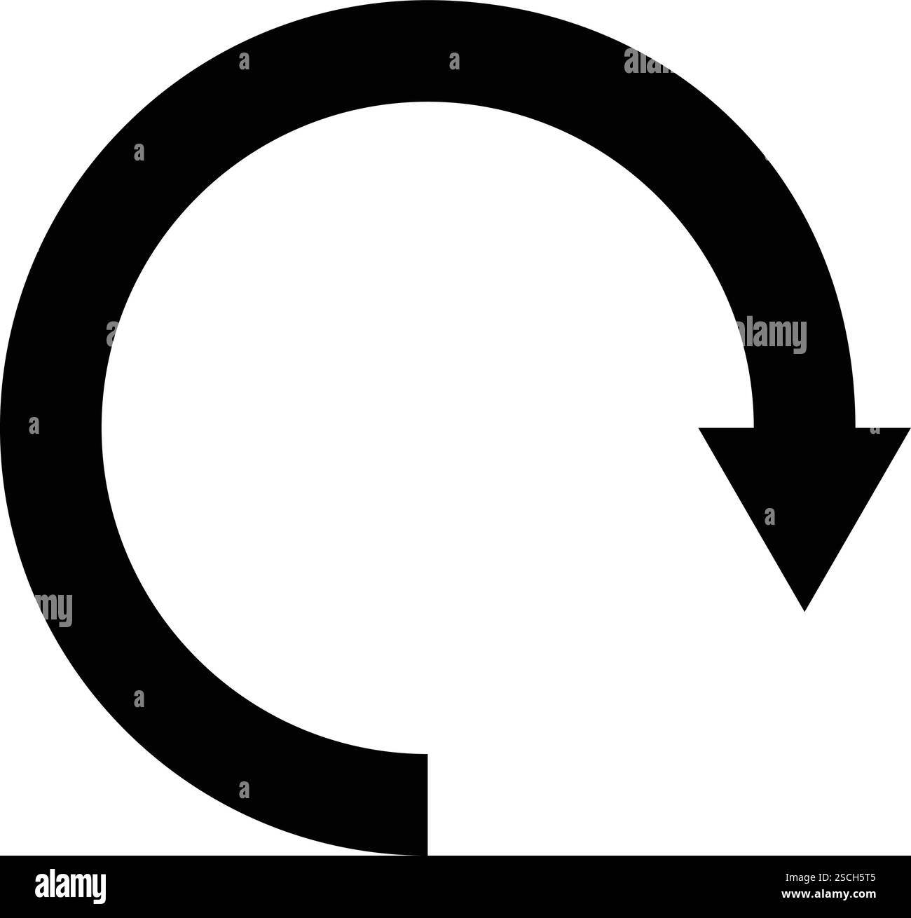 Circular arrow Vector Icon Design Illustration Stock Vector Image & Art ...
