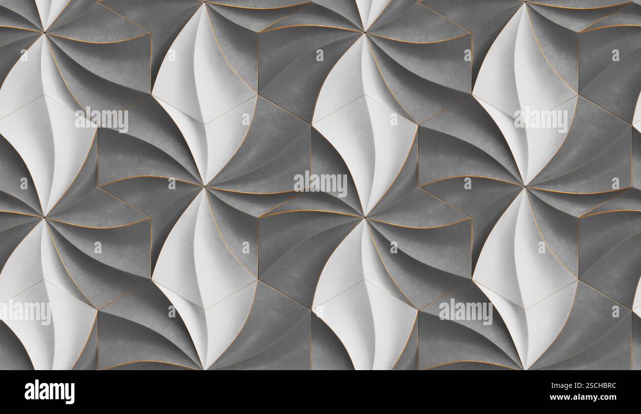 3D expensive wallpaper of architectural modules is black and brown with ...