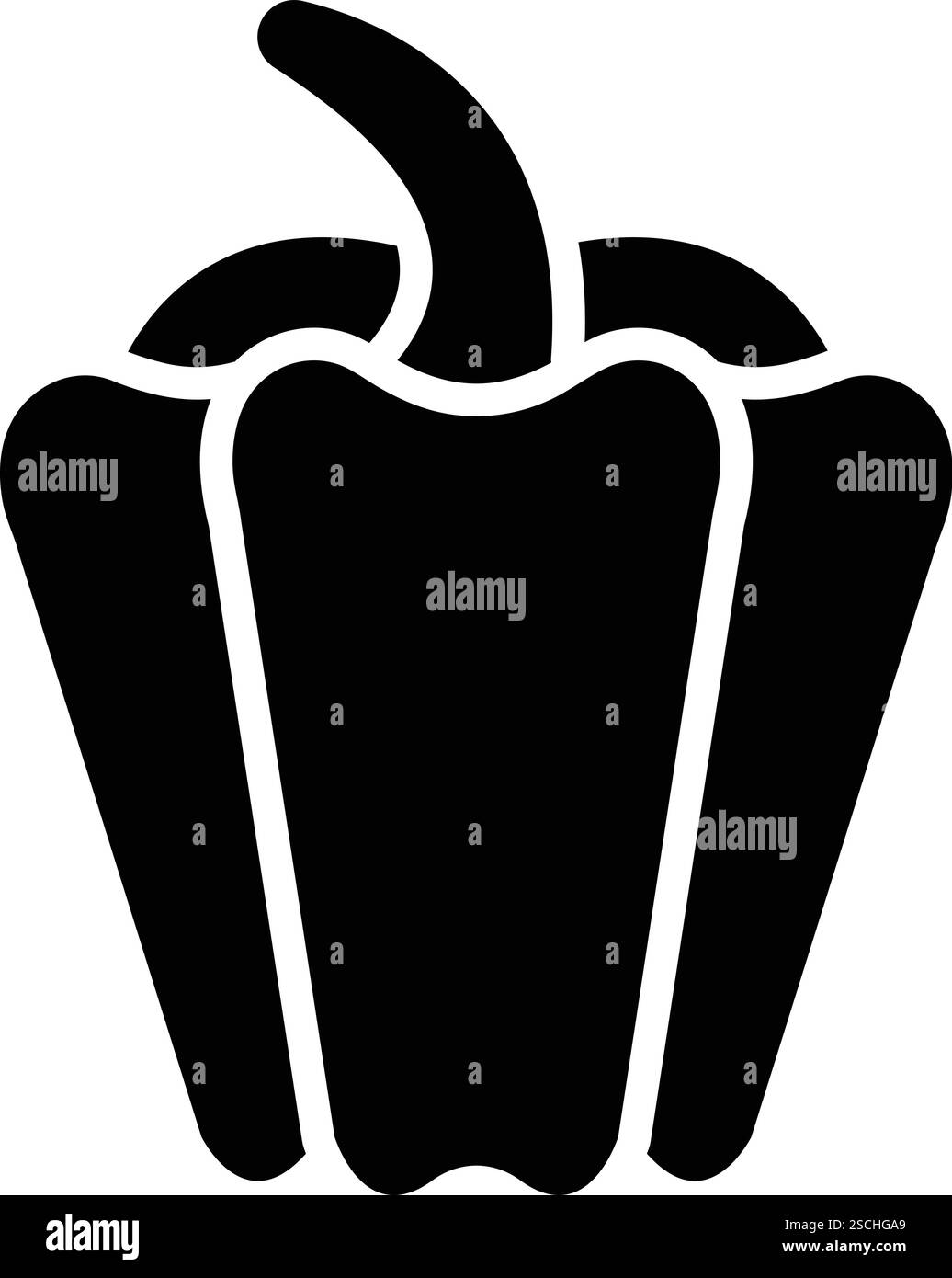 Capsicum Vector Icon Design Illustration Stock Vector Image & Art - Alamy