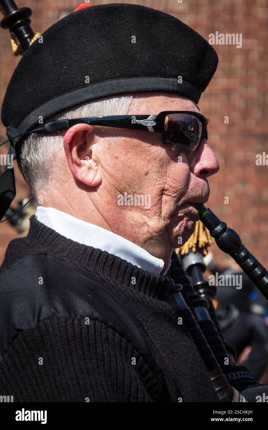 Irish bagpipes hi-res stock photography and images - Alamy