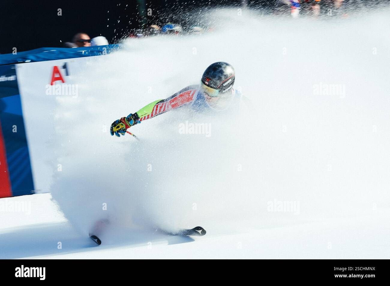 07 February 2025, Austria, SaalbachHinterglemm Alpine skiing World