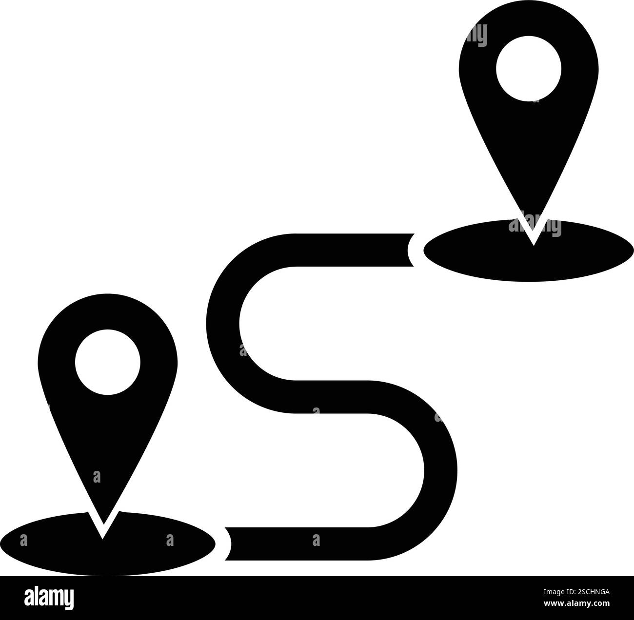 Destination journey set Black and White Stock Photos & Images - Alamy