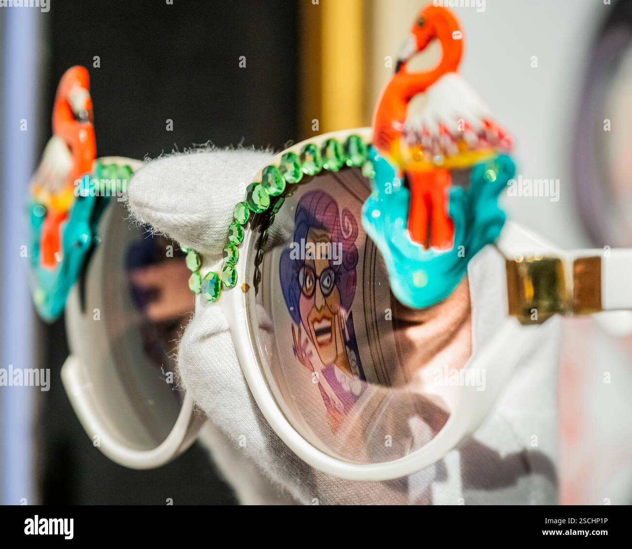 london-uk-7-feb-2025-flamingo-sunglasses-circa-1970-estimate-gbp