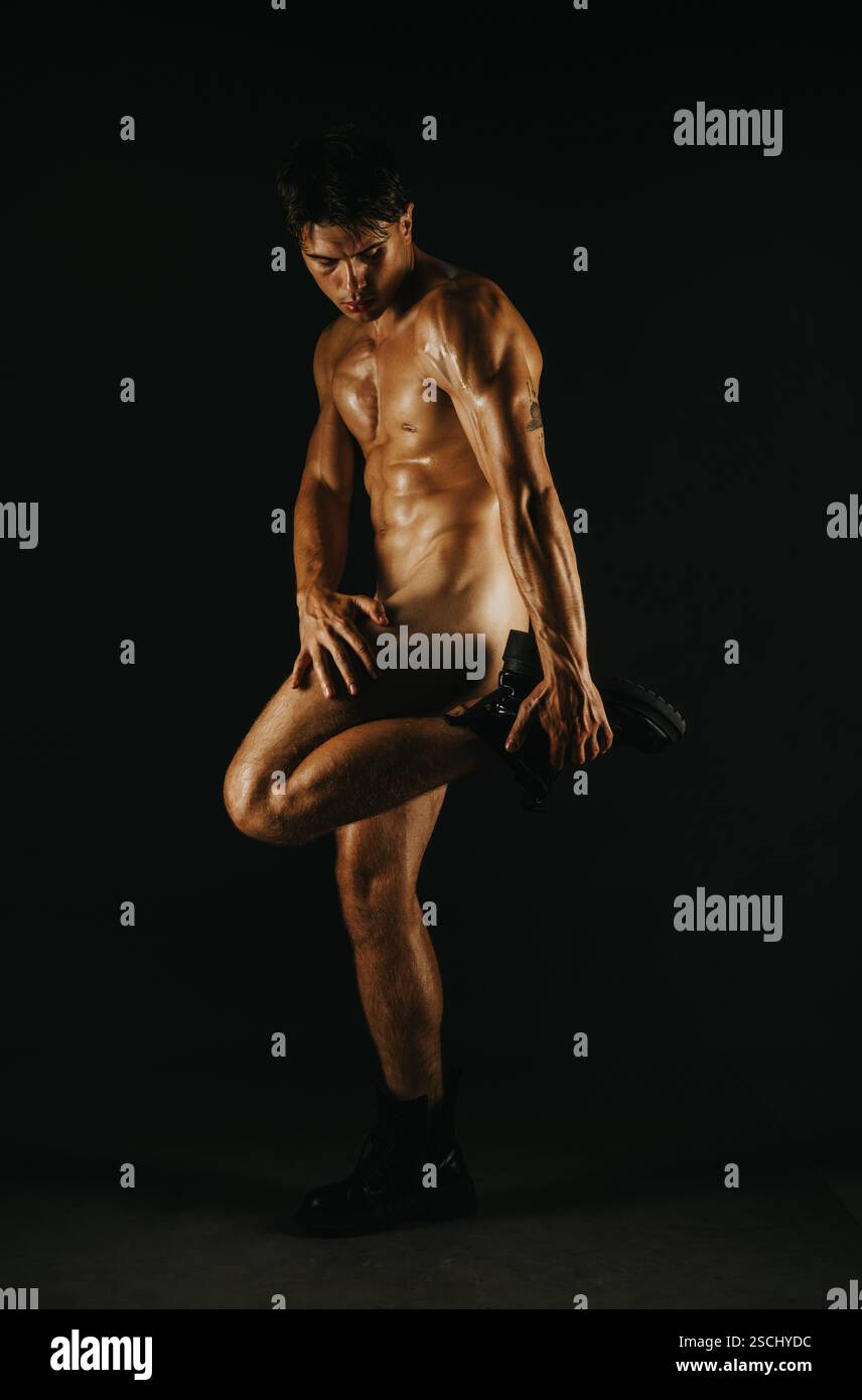 Male masculine portrait shoot hi-res stock photography and images - Alamy