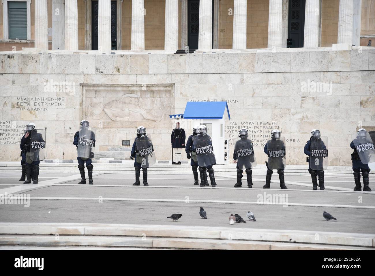 Athens Tempi Riots Athens, Greece. 07th Feb, 2025. Athens, Greece, February 7, 2025. With ...