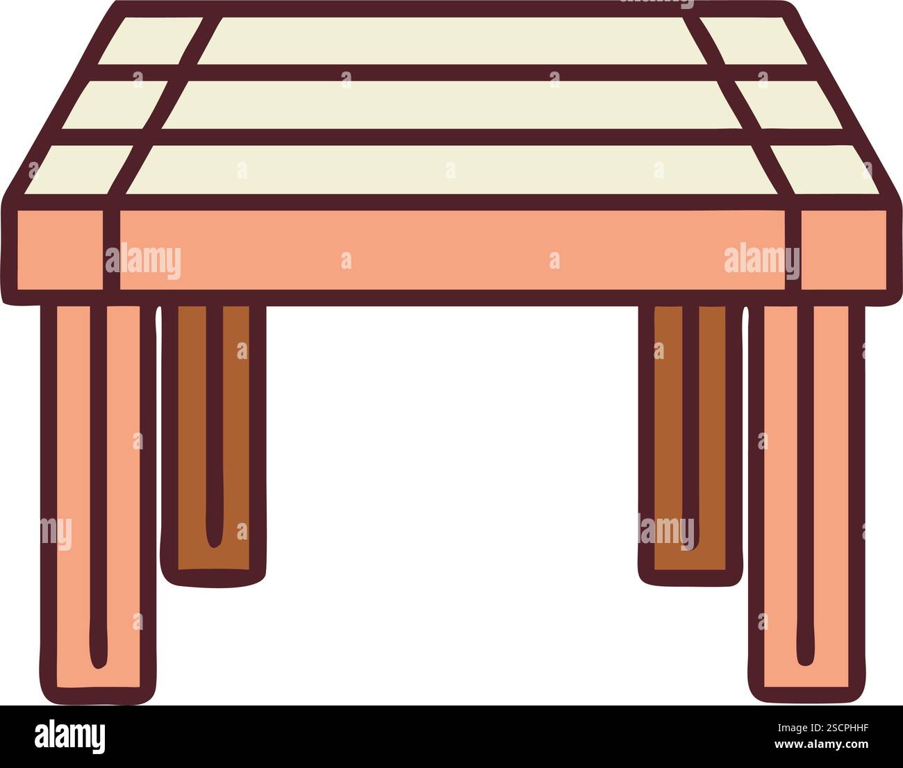 Spacious table Cut Out Stock Images & Pictures - Alamy