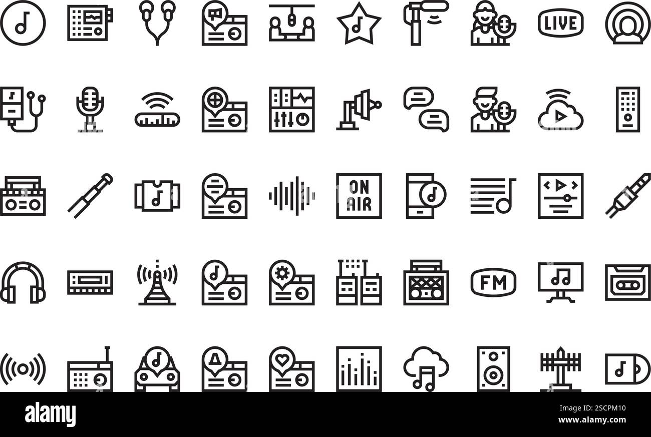 High-Quality Vector Icons Collection with Editable Stroke. Ideal for Professional and Creative Projects Stock Vector