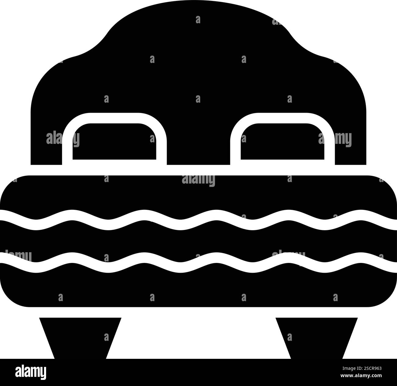 Beds vector vectors Black and White Stock Photos & Images - Alamy