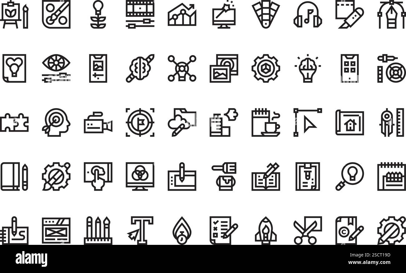 High-Quality Vector Icons Collection with Editable Stroke. Ideal for Professional and Creative Projects Stock Vector