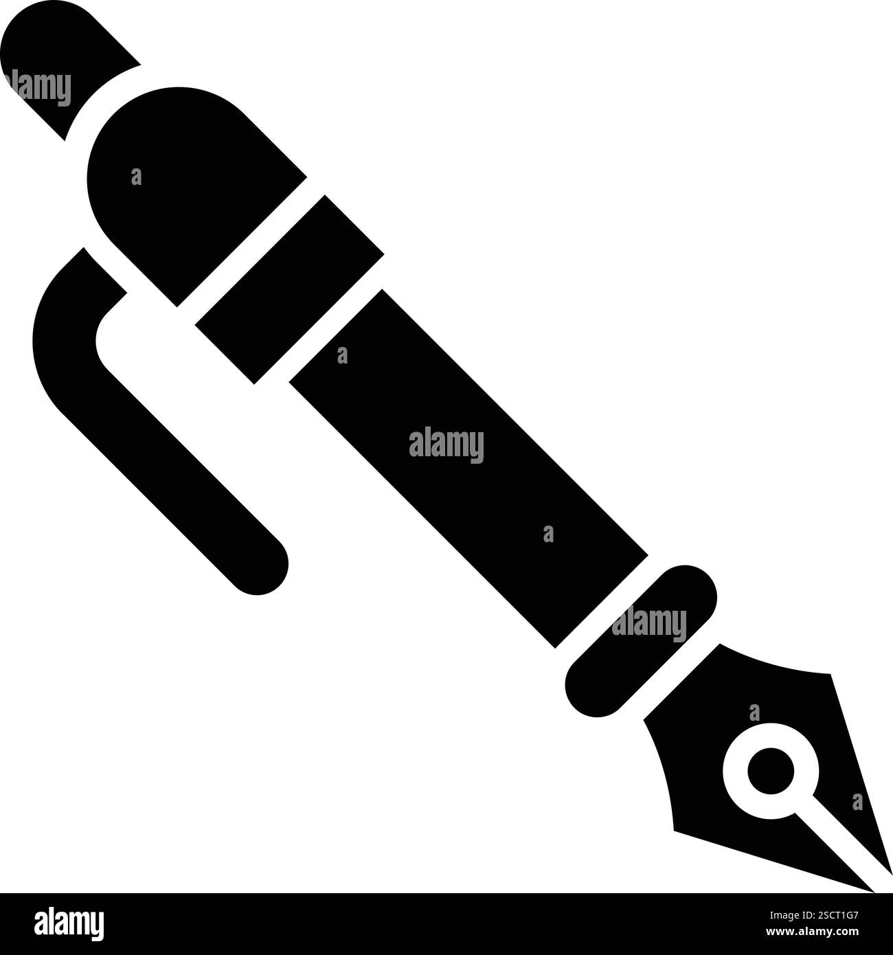 Pen vector Black and White Stock Photos & Images - Alamy