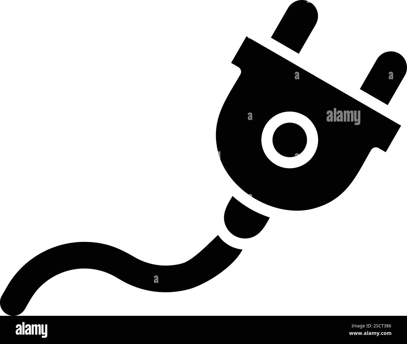 Plug icon pack Black and White Stock Photos & Images - Alamy