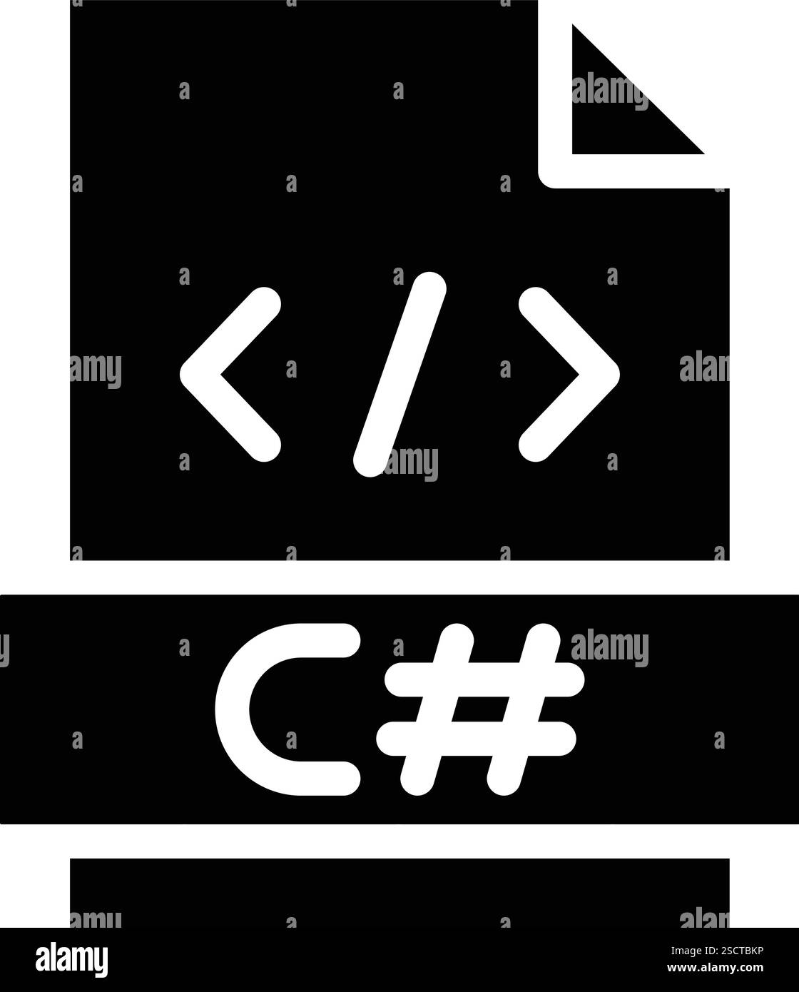 C sharp Vector Icon Design Illustration Stock Vector Image & Art - Alamy