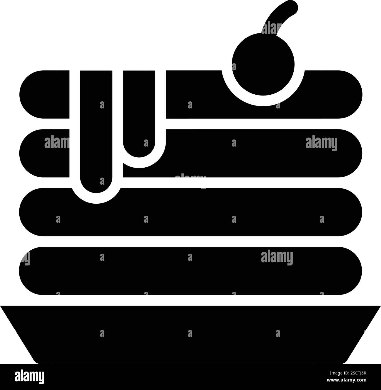 Pancake vector vectors hi-res stock photography and images - Alamy