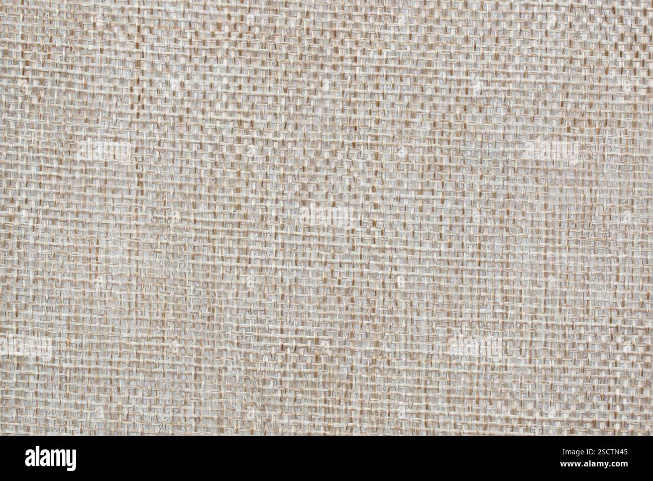 Brown linen fabric cloth texture for background, natural textile pattern. Stock Photo