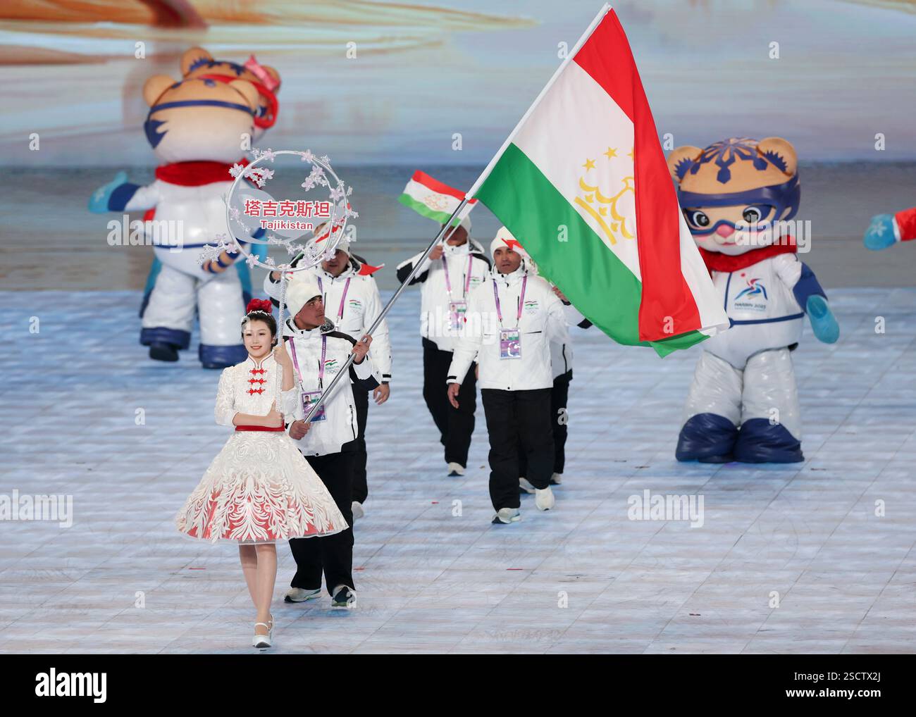 (250207) -- HARBIN, Feb. 7, 2025 (Xinhua) -- Delegation of Tajikistan