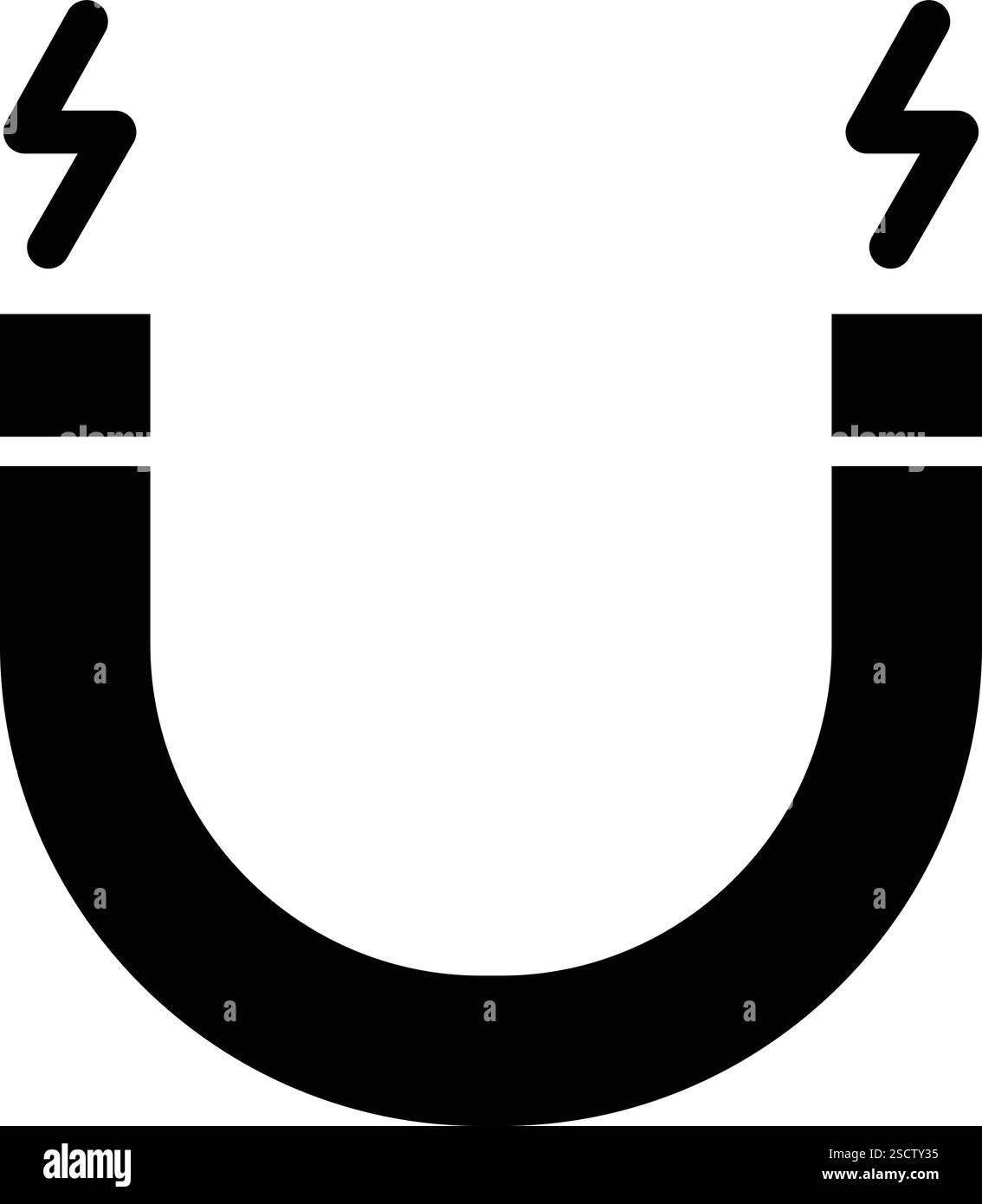 Magnet logo Black and White Stock Photos & Images - Alamy