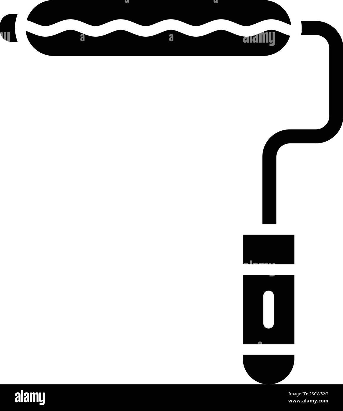 Paint roller Vector Icon Design Illustration Stock Vector Image & Art ...