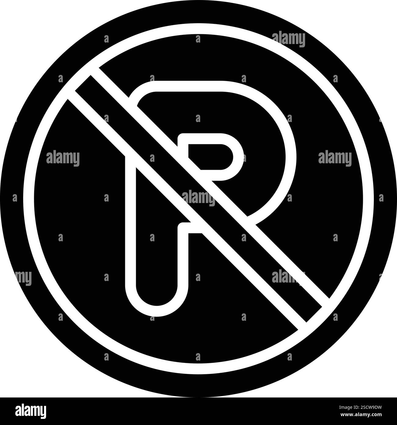 No parking Vector Icon Design Illustration Stock Vector Image & Art - Alamy