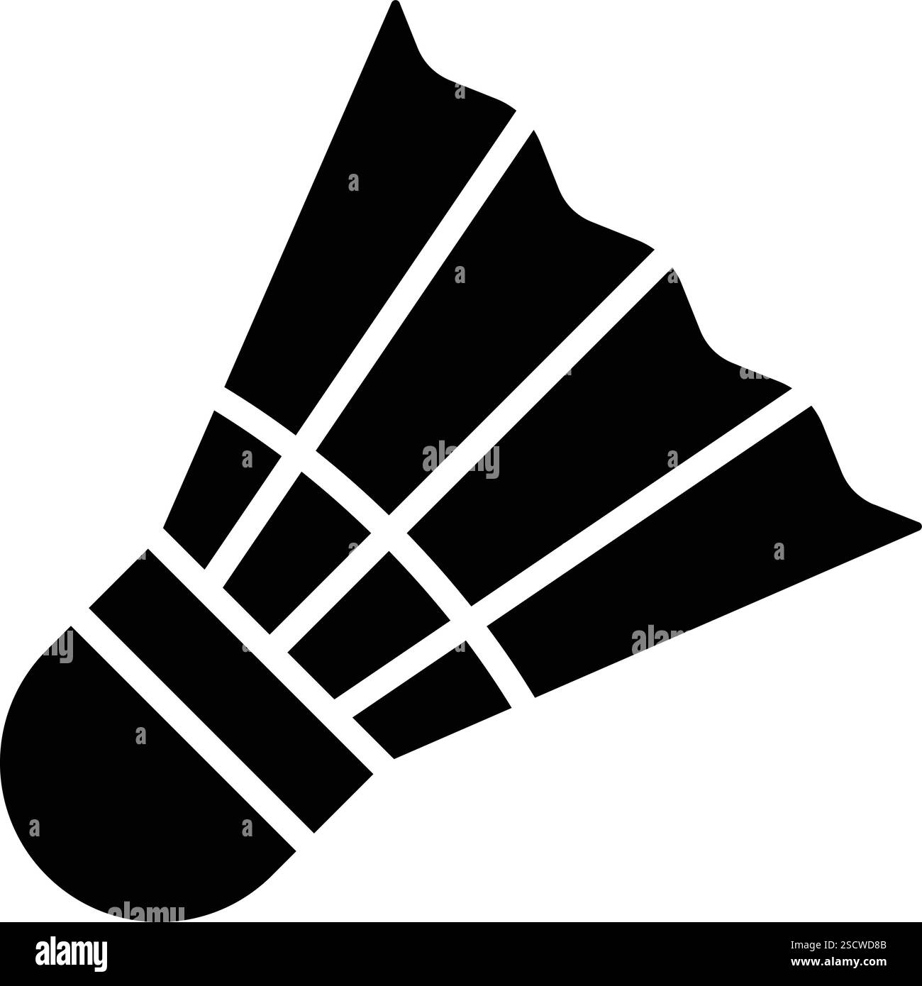 Shuttlecock Vector Icon Design Illustration Stock Vector Image & Art ...