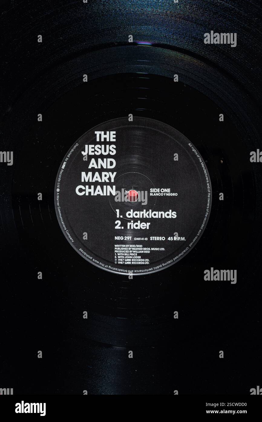 The Jesus and Mary Chain - Darklands Stock Photo - Alamy