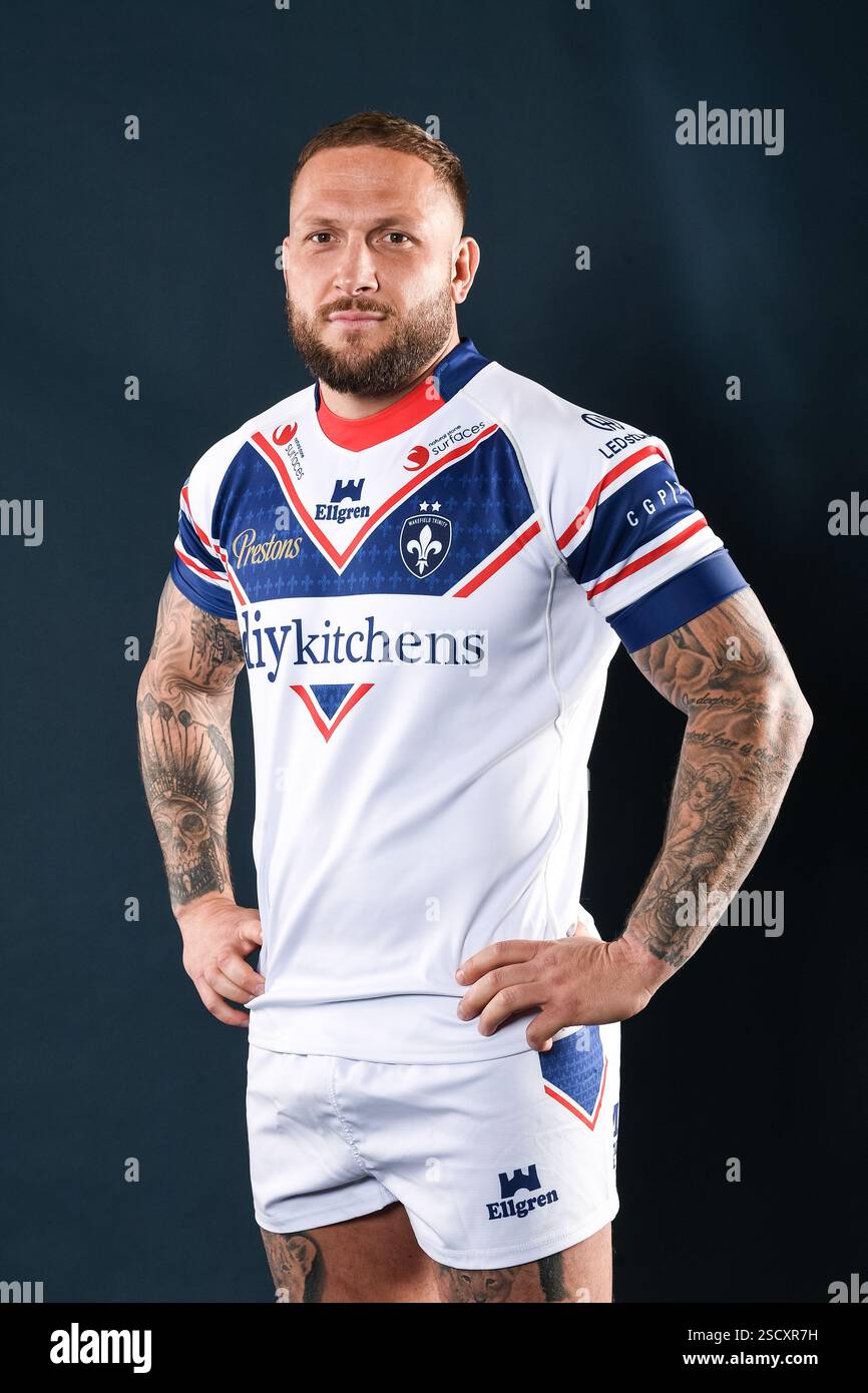 Wakefield, England -7th February 2024 - Wakefield Trinity's Josh ...