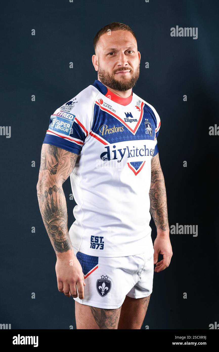 Wakefield, England -7th February 2024 - Wakefield Trinity's Josh ...