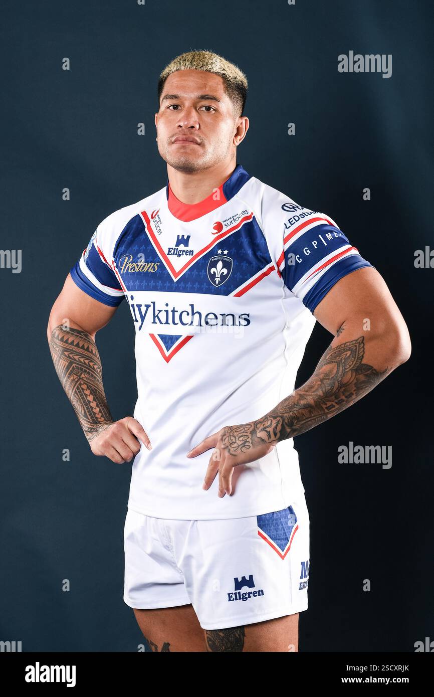 Wakefield, England -7th February 2024 - Wakefield Trinity's Renouf ...