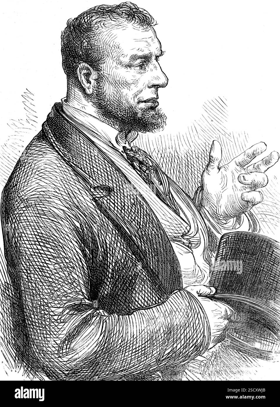 Election Sketches: the man of the people, 1880. 'Looking...at him who ...