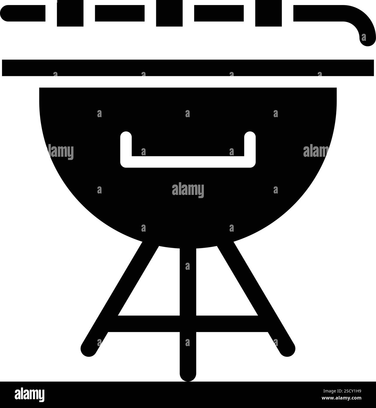 Bbq equipment Vector Icon Design Illustration Stock Vector Image & Art ...